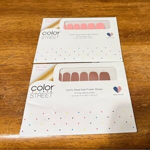 Color Street Blush and Cocoa Nail Strips